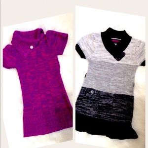 Bundle 2 GIRL's Sweater Dresses